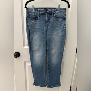 NYDJ Sheri Side Slit Slim Ankle Jeans